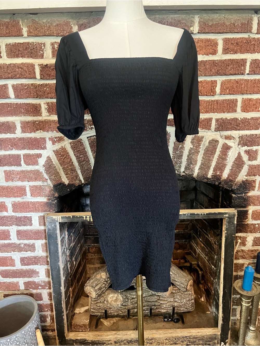 NWT urban outfitters smocked bodycon dress